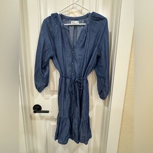 Sonoma Denim Blue Midi Dress